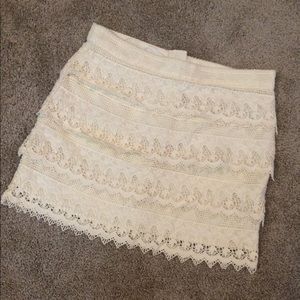 American Eagle Lace mini skirt